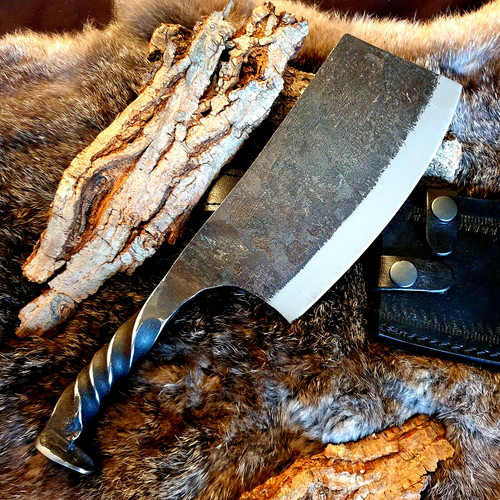 Hackmesser handgeschmiedetes - hackmesser,