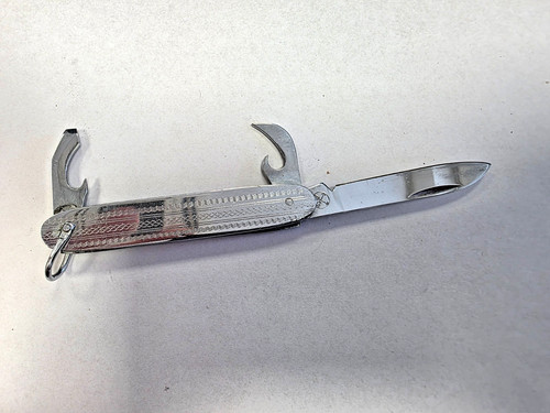 Altes taschenmesser gekreuzte - altes,