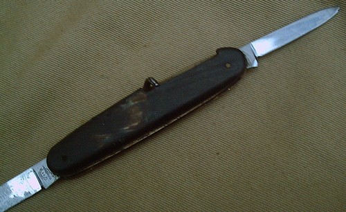 Altes taschenmesser mit - altes,